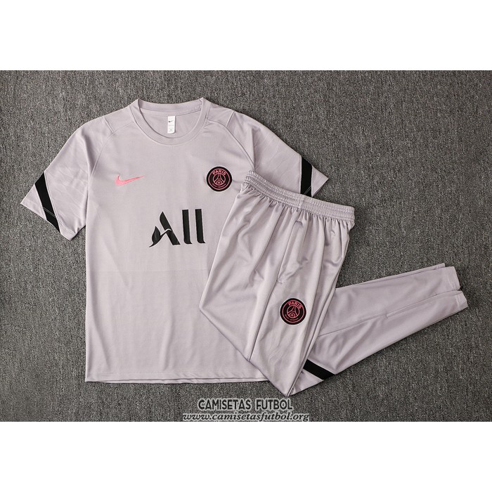 Chandal del Paris Saint-Germain Manga Corta 2021/2022 Gris
